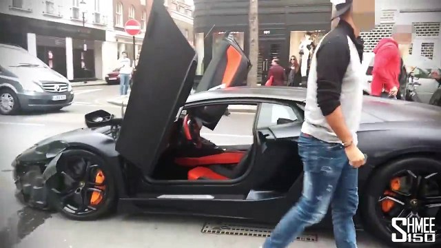 Ce débile éclate sa Lamborghini Aventador en doublant n'importe comment à Londres