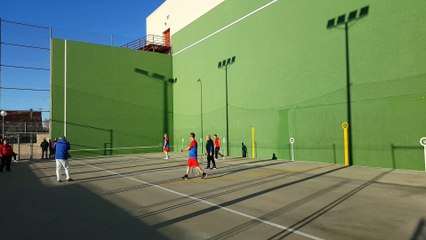 Frontenis 1ª partida Rivas vs Orcasitas 3ª división set 2