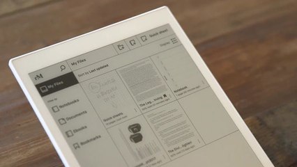 The reMarkable paper tablet: An e-reader you can write on