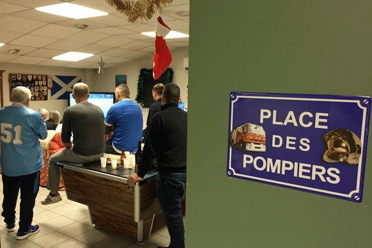 Lyon-OM avec l'Amicale des sapeurs pompiers de Monteux