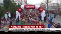 Kurtuluş koşusunda rekor