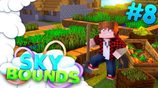 BUILDING FARMVILLE! - SKYBOUNDS ISLAND #8 (Minecraft SkyBlock SMP)