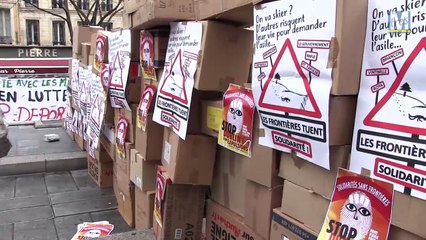 Rasemblement solidaire avec les migrants à Marseille