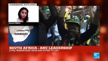 South Africa: Cyril Ramaphosa elected new head of ruling ANC party
