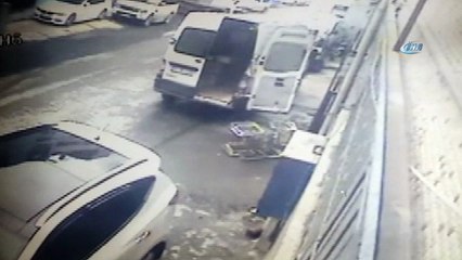 Buhar kazanının patlama anı kamerada
