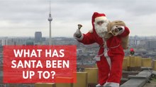 Santa Claus activity around the world