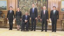 Lenín Moreno se reúne con el rey Felipe y el presidente Rajoy