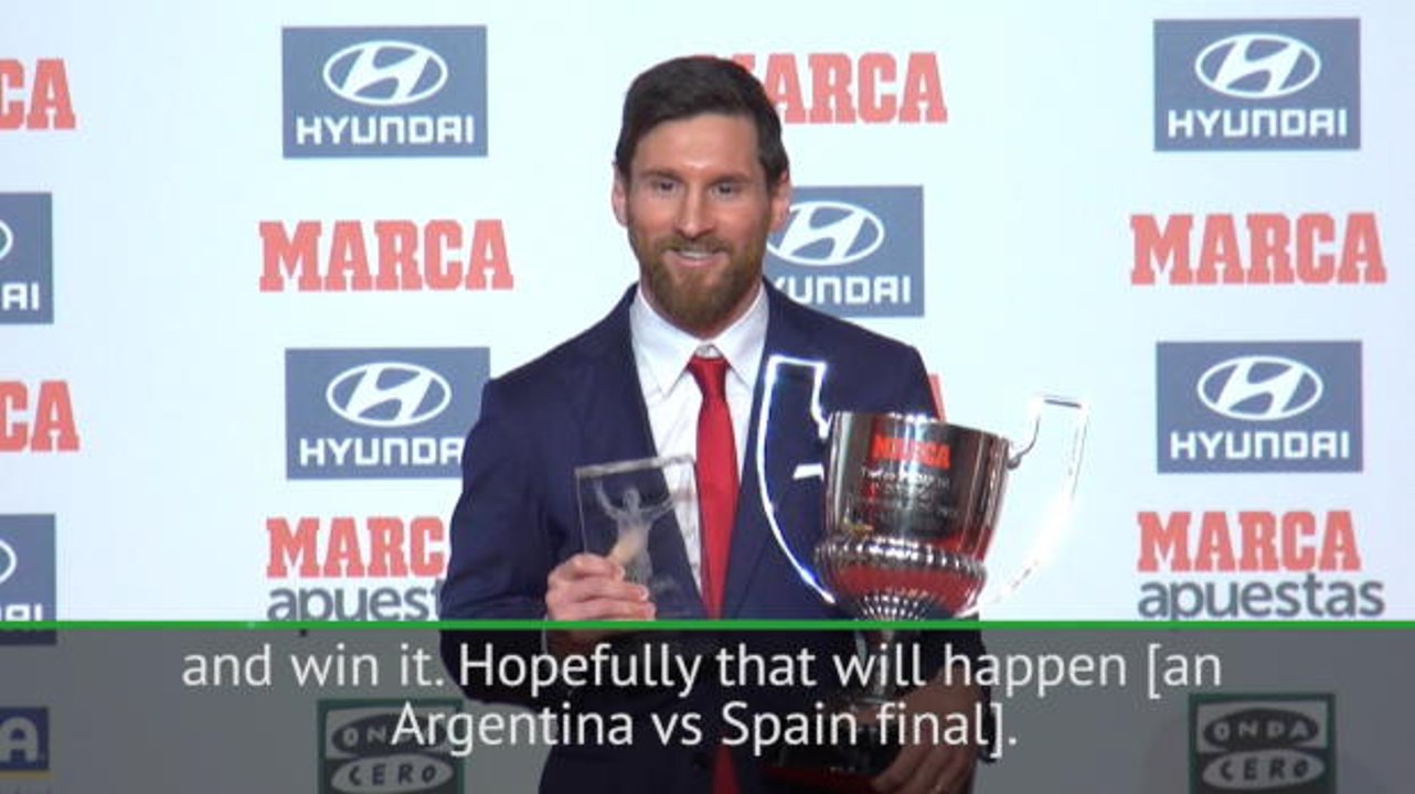 Messi hopes to face Spain in World Cup final