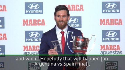 Download Video: Messi hopes to face Spain in World Cup final