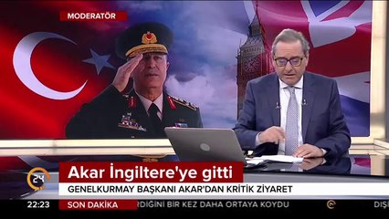 Akar, İngiltere'ye gitti