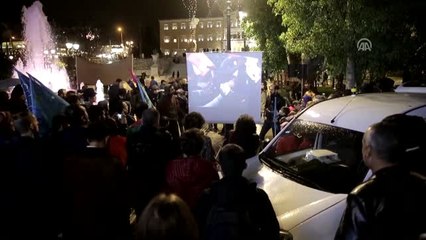 Yunanistan'da "Dünya Göçmenler Günü" Protestosu