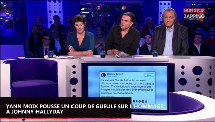 Obsèques de Johnny Hallyday - Yann Moix dénonce la malhonnêteté de certaines célébrités (Vidéo)