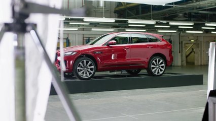 2018 Jaguar F-PACE painted in light film