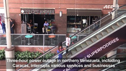 Power outage affects large parts of Caracas