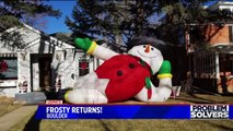 Massive Inflatable Snowman Taken from Lawn Returned to Owners