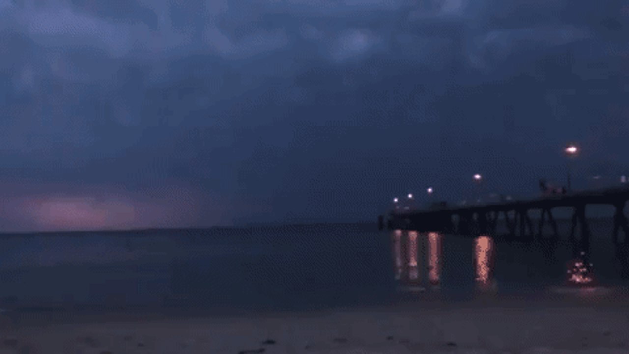 'Spider Lightning' Illuminates Seaside Adelaide With Spectacular Light Show