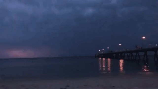 'Spider Lightning' Illuminates Seaside Adelaide With Spectacular Light Show