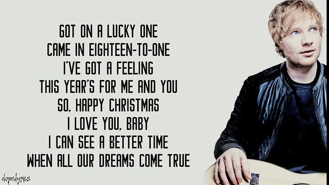 Ed Sheeran & Anne-Marie - Fairytale Of New York (Lyrics)