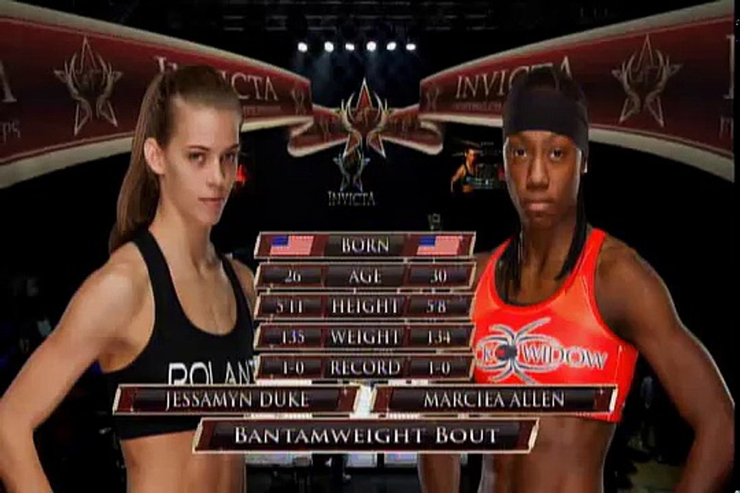 Jessamyn Duke (1-0) vs. Marciea Allen (1-0) Invicta FC 3