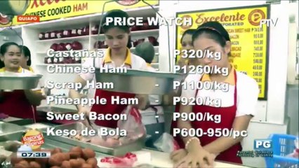 PRICE WATCH: Presyo ng castañas, keso, keso at ham sa Quiapo