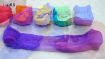 How to make Kinetic Sand Cake Giant Rainbow Cube Mad Mattr Skwooshi Learn Colors-WsDy7rgsJHM