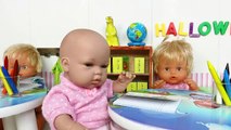 Bebés Nenuco en la fiesta de Halloween con la bebé Lucía Mundo Juguetes vídeos de juguetes