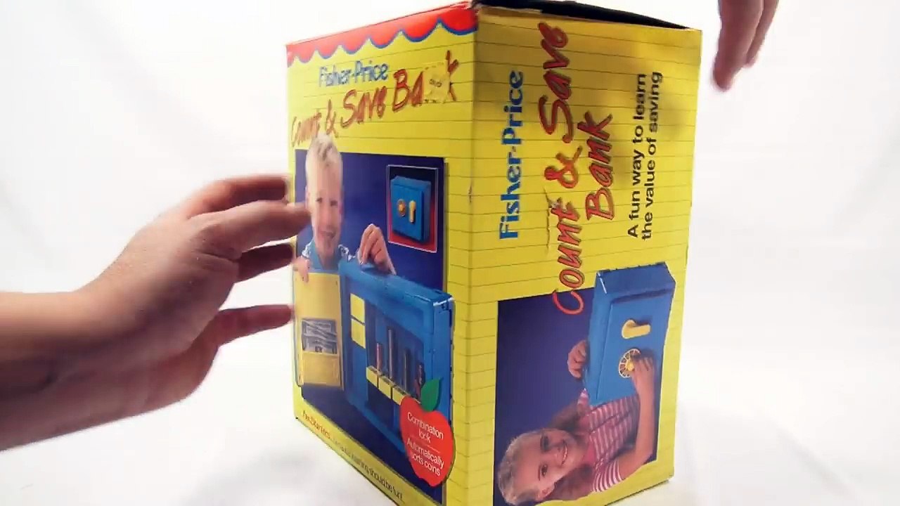 Fisher-Price Count & Save Bank, 1988 - Save For Your Future!