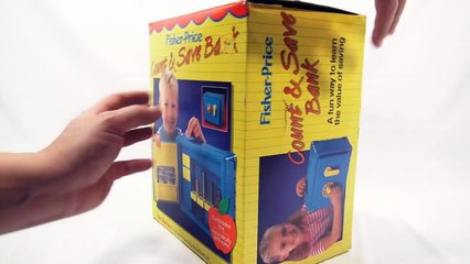 Fisher-Price Count & Save Bank, 1988 - Save For Your Future!