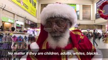 Rio's black Santa brings diversity to the festivities