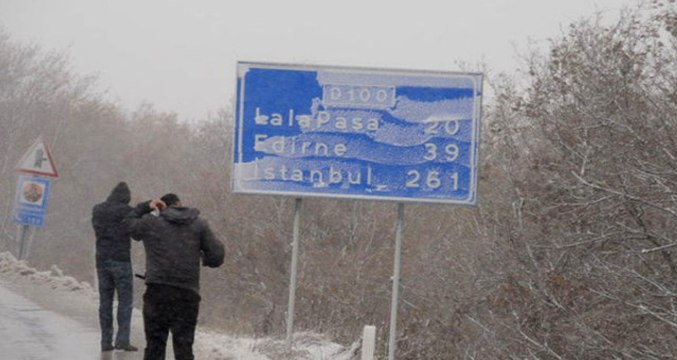 Kar, Marmara'ya Giriş Yaptı, Trakya'nın Yüksek Kesimleri Beyaza Büründü