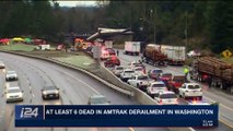 i24NEWS DESK | At least 6 dead in amtrak derailment in Washington | Monday, December 18th 2017