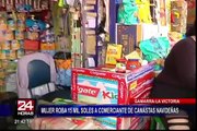 La Victoria: mujer roba 15 mil soles a tienda de canastas navideñas