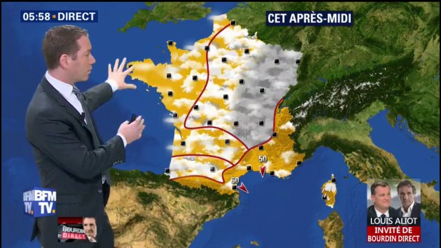 Météo: beaucoup de nuages et des températures en baisse
