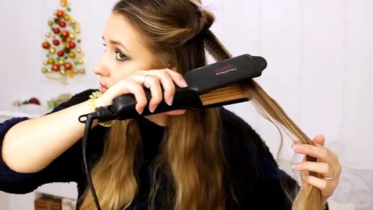 Делаем объем на тонких волосах с гофре