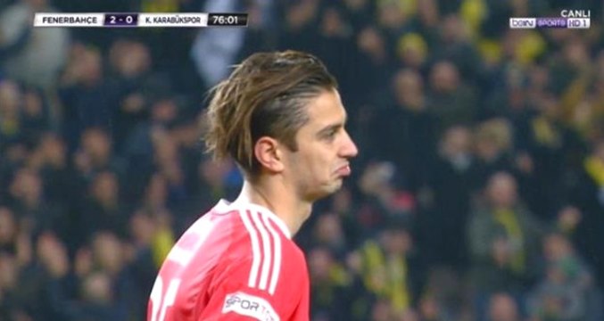 Karabükspor Kalecisi Çağlar, Valbuena'nın Golünden Sonra Şaştı Kaldı