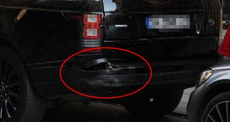 Beşiktaşlı Cenk Tosun'un Arabasına Arkadan Çarptılar