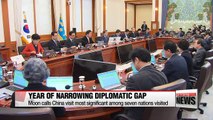 South Korean President Moon Jae-in summit diplomacy in 2017 aimed at filling diplomatic gap