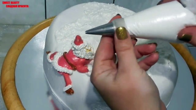 УКРАШЕНИЕ НОВОГОДНЕГО ТОРТА от SWEET BEAUTY СЛАДКАЯ КРАСОТА, cake decoration