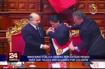 Ministerio Público podría replantear pedido para q	que Toledo sea acusado por colusión