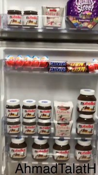 Quand tu remplies ton frigo pour Noel... CHOCOLATS!!!!!!!