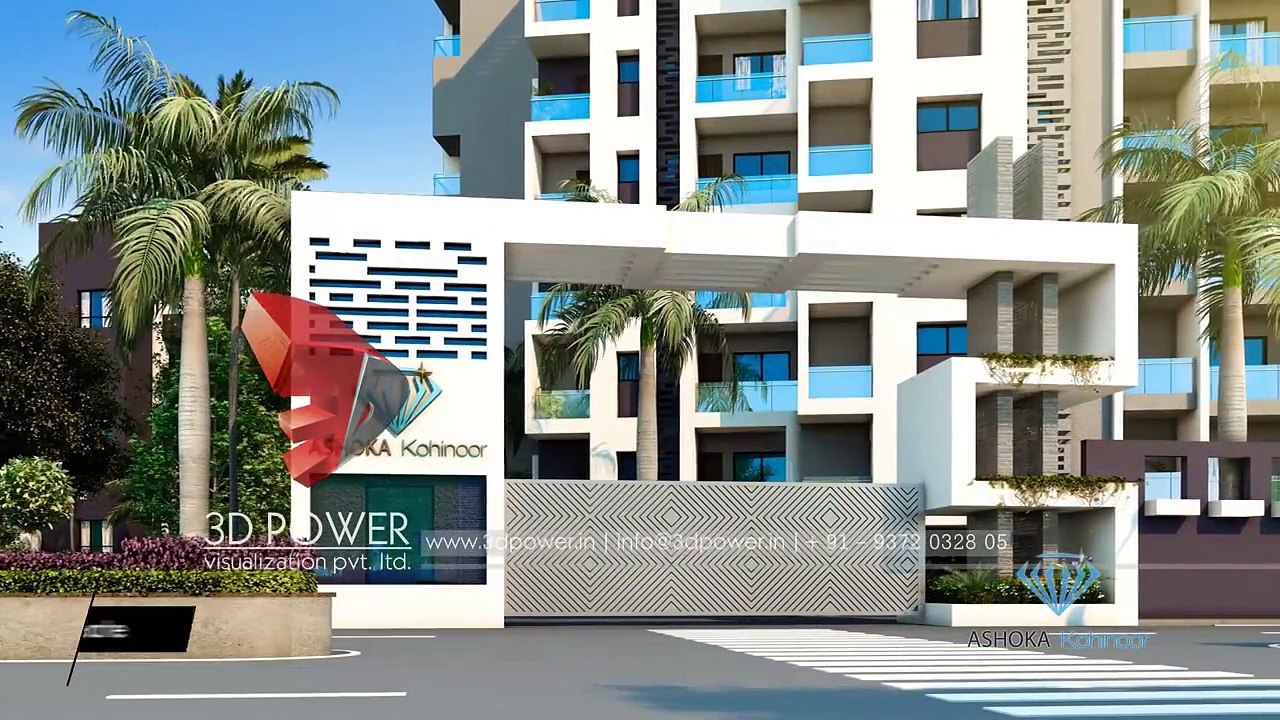 3D Animation Rendering: 3D Walkthrough Of High Class Apartment