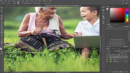 color adjustment in photoshop | Hassan Sawan
