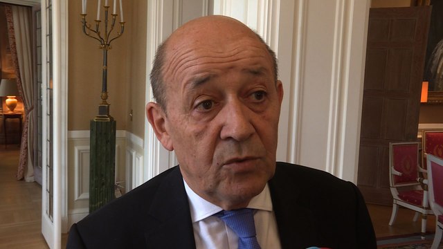 Jean-Yves Le Drian répond aux accusations de Bachar al-Assad