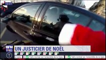 Délit de fuite : la folle course poursuite d’un père Noël à moto pour faire arrêter une voiture