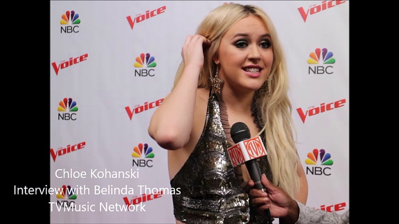 The Voice 13 - Top 4 Finale Interviews - Chloe Kohanski