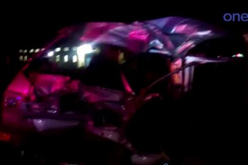 சாலை விபத்தில் 8 பேர் உயிரிழப்பு- வீடியோ