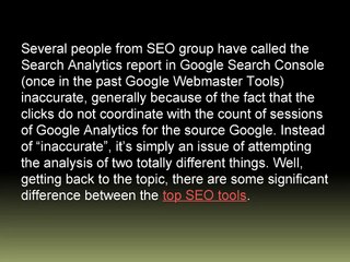 Webmaster Tools vs. Search Analytics: What's the Difference? 🔍