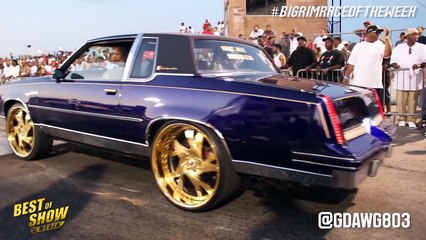 Memphis Gbody Battle! Cutlass Vs Cutlass on Gold Forgiato Wheels  - #BigRimRaceOfTheWeek
