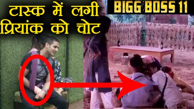Bigg Boss 11: Priyank Sharma gets INJURED during BB Poultry Farm task for Luxury Budget | FilmiBeat
