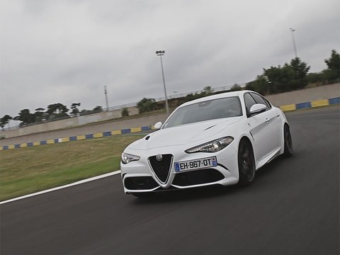 Supertest Alfa Romeo Giulia Quadrifoglio (2017)